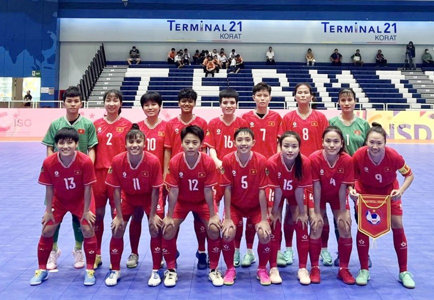 Đội tuyển futsal nữ Việt Nam đoạt vé dự vòng chung kết futsal nữ châu Á 2025.