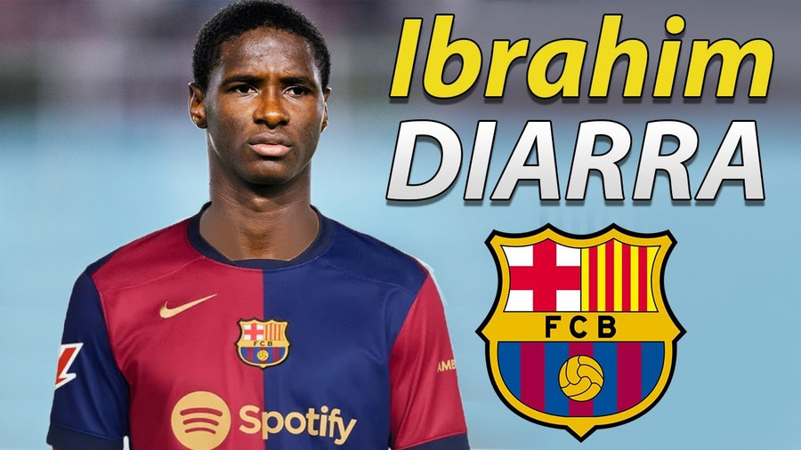  Ibrahim Diarra chính thức gia nhập Barca.