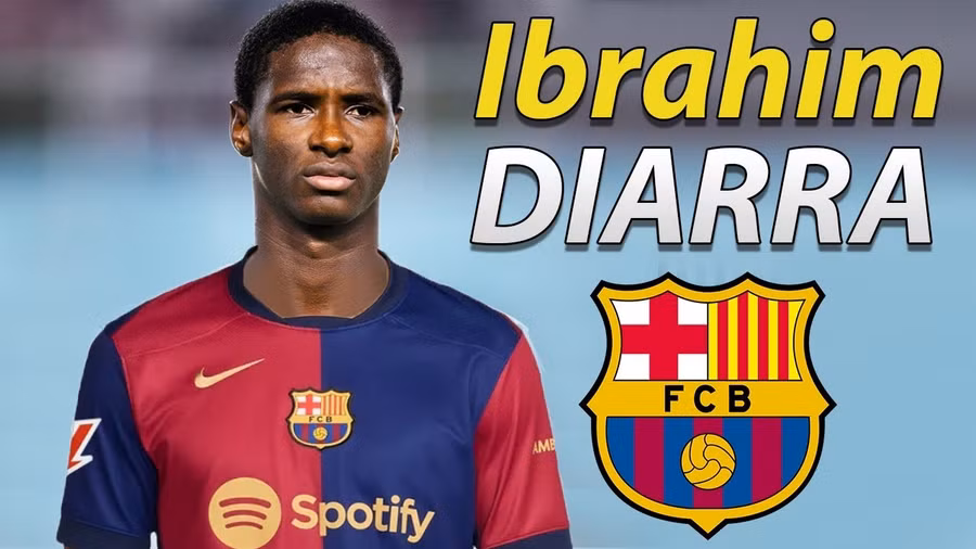  Ibrahim Diarra chính thức gia nhập Barca.