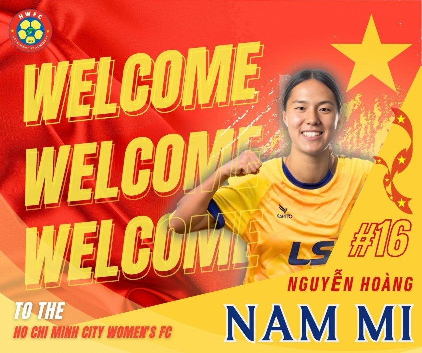 Nguyễn Hoàng Nam Mi gia nhập CLB nữ TP HCM.