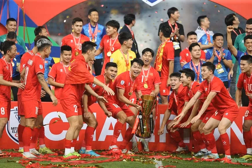 Tuyển Việt Nam dự kiến thăng hạng trên bảng xếp hạng FIFA tháng 3.