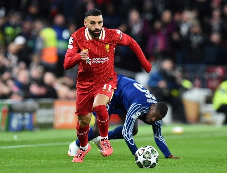 Mohamed Salah vẫn giữ được phong độ ấn tượng trong màu áo của Liverpool.
