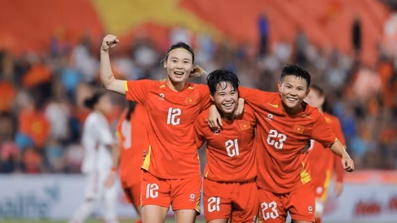Tuyển nữ Việt Nam có chiến thắng ấn tượng trước Campuchia.