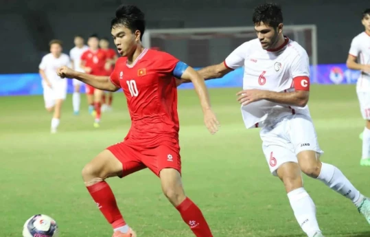 U20 Việt Nam thua tối thiểu U20 Syria ở vòng loại U20 châu Á.