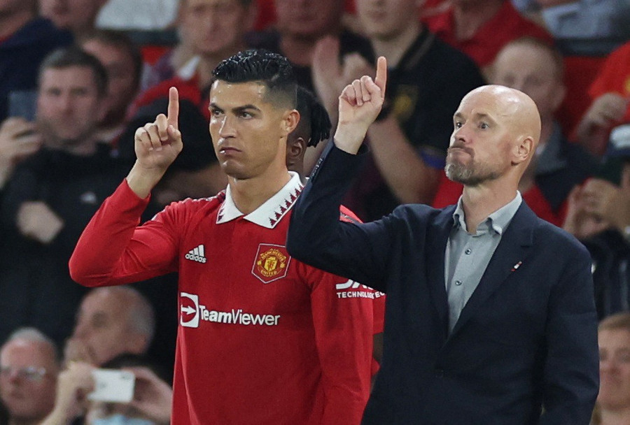 Ronaldo không ngại chê bai cách làm việc của HLV Erik ten Hag.