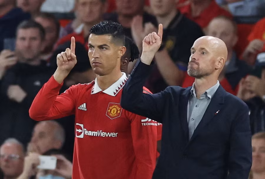 Ronaldo không ngại chê bai cách làm việc của HLV Erik ten Hag.