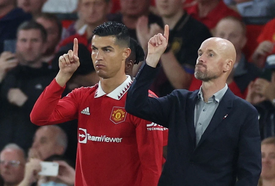 Ronaldo không ngại chê bai cách làm việc của HLV Erik ten Hag.