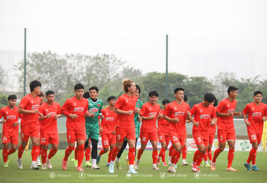 U22 Việt Nam tích cực rèn quân cho giải Đông Nam Á.