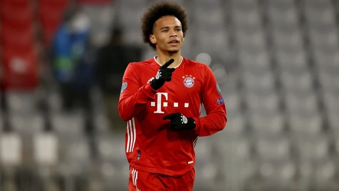 Leroy Sane lọt tầm ngắm của Man United.