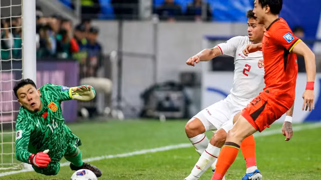 Tuyển Indonesia thất bại trước Trung Quốc trên sân của đối thủ.