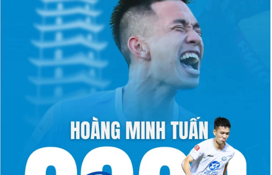 Hoàng Minh Tuấn gia hạn với Nam Định FC.