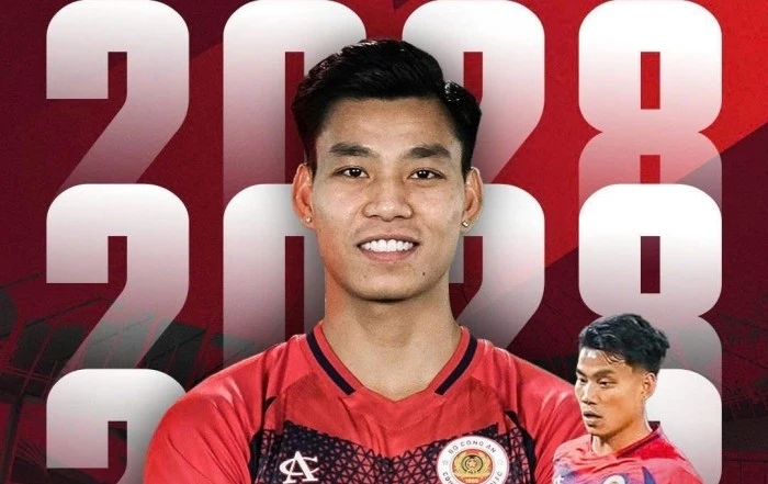Văn Thanh gia hạn hợp đồng với Công an Hà Nội FC.