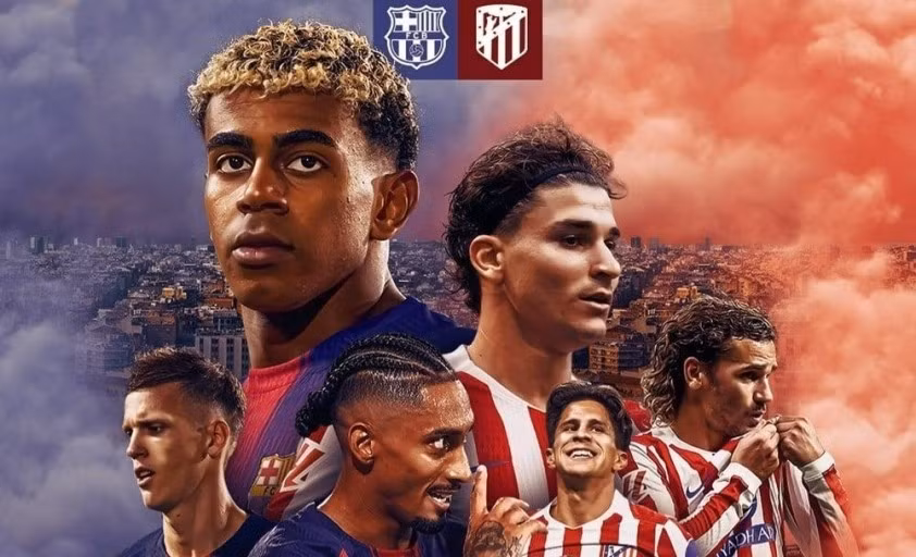 Barca gặp Atletico Madrid ở vòng 30 La Liga. Ảnh: Internet