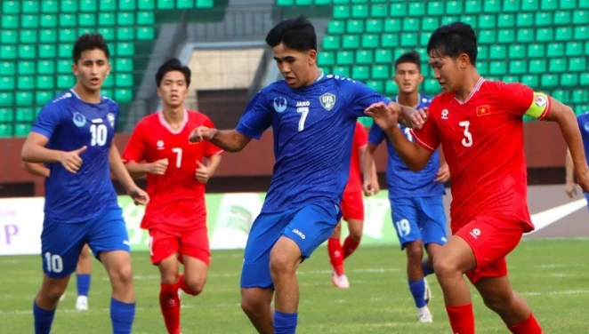 U16 Việt Nam thắng đậm Uzbekistan tại giải Peace Cup 2024.