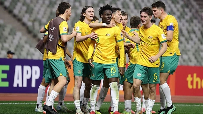 U20 Australia đại chiến U20 Saudi Arabia ở chung kết U20 châu Á 2025.