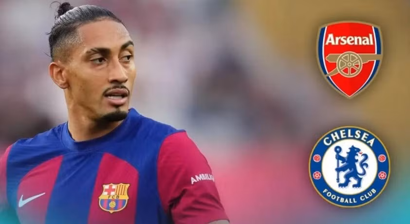 Raphinha được đồn đoán sắp rời Barca.