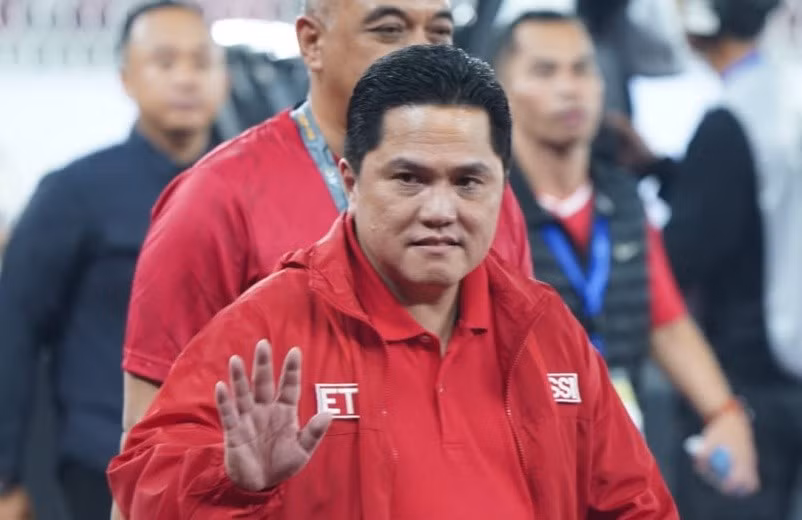 Ông Erick Thohir nhận trách nhiệm sau trận thua Nhật Bản.