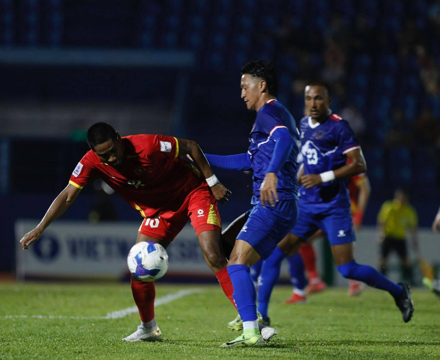 Tuyển Việt Nam thắng ấn tượng Nepal ở vòng loại Asian Cup.