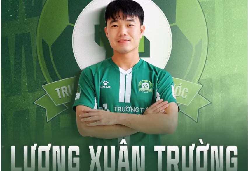 Lương Xuân Trường tái hợp Công Phượng trong màu áo Bình Phước FC.