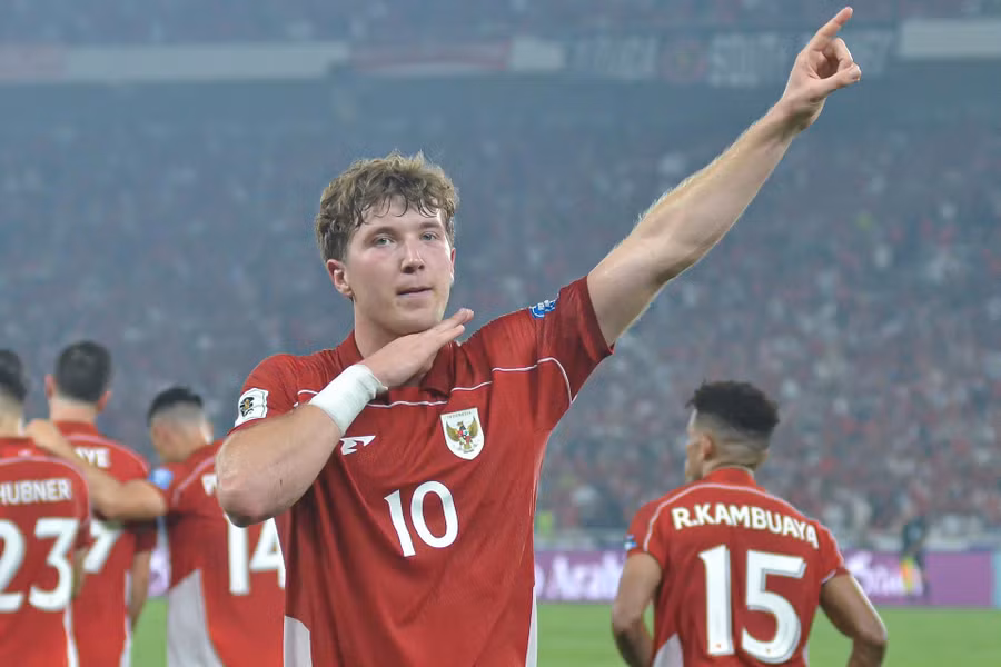 Indonesia tăng mạnh thứ hạng trên BXH FIFA sau trận thắng Trung Quốc.