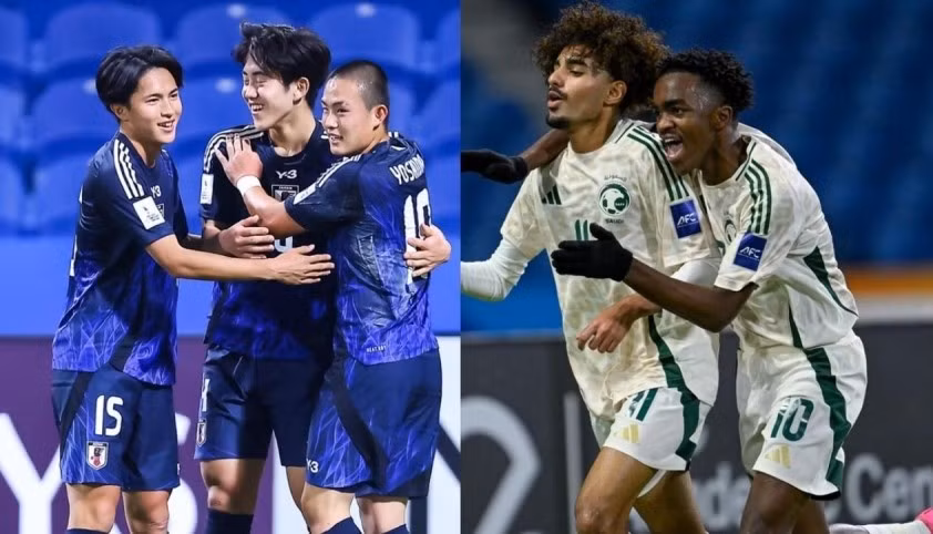 U17 Ả Rập Xê Út đại chiến U17 Nhật Bản ở tứ kết U17 châu Á.