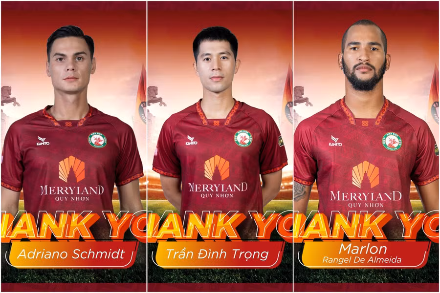 Bình Định thanh lý 12 cầu thủ hậu V-League 2023/24.