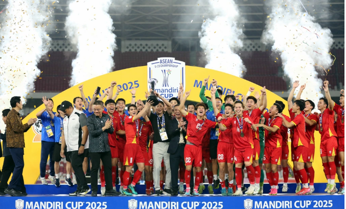 U23 Việt Nam lần thứ 3 liên tiếp vô địch U23 Đông Nam Á.
