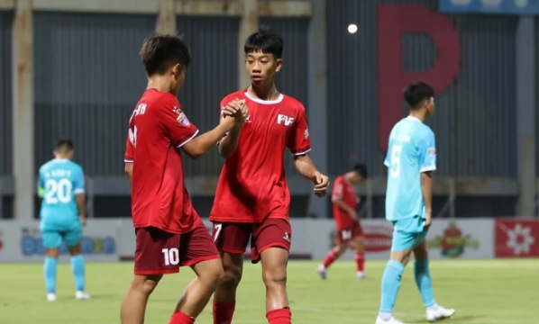 U15 PVF gặp LPBank Hoàng Anh Gia Lai ở tứ kết U15 quốc gia.