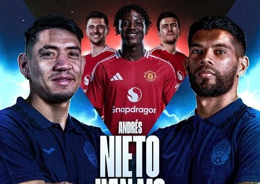 Andres Nieto (trái) và Kan Mo của tuyển Campuchia được triệu tập lên đội hình Các ngôi sao Đông Nam Á,