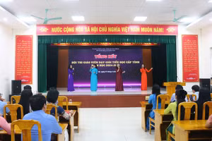 Lễ tổng kết, trao giải Hội thi giáo viên dạy giỏi tiểu học cấp tỉnh năm học 2024-2025.