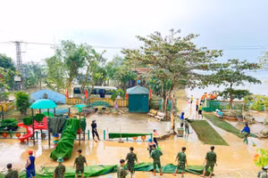 126 trường học bị ảnh hưởng mưa lũ đã sẵn sàng tổ chức dạy học bình thường.