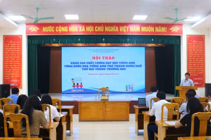 Ngành Giáo dục Quảng Bình bàn giải pháp nâng cao chất lượng dạy học tiếng Anh trong trường học.