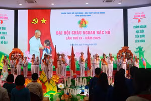 Đại hội Cháu ngoan Bác Hồ tỉnh Quảng Bình lần thứ IX là ngày hội lớn của đội viên, thiếu niên, nhi đồng trong toàn tỉnh.