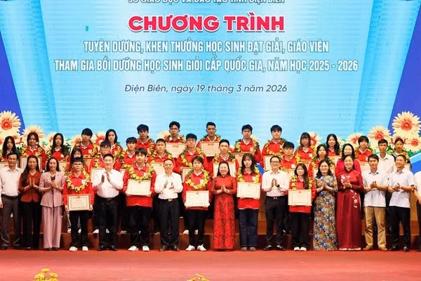 Điện Biên có 27 học sinh được vinh danh trong Kỳ thi chọn học sinh giỏi quốc gia năm học 2025–2026.