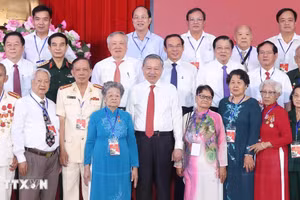 Tổng Bí thư Tô Lâm và các đại biểu. Ảnh: Thống Nhất/TTXVN