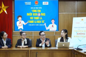 Giao lưu trực tuyến: Cùng con nói không với thuốc lá, thuốc lá điện tử