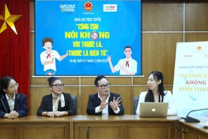 Giao lưu trực tuyến: Cùng con nói không với thuốc lá, thuốc lá điện tử