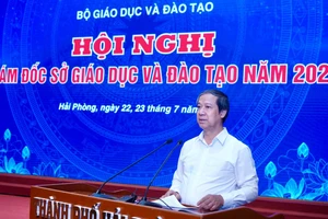 Bộ trưởng Nguyễn Kim Sơn kết luận Hội nghị.