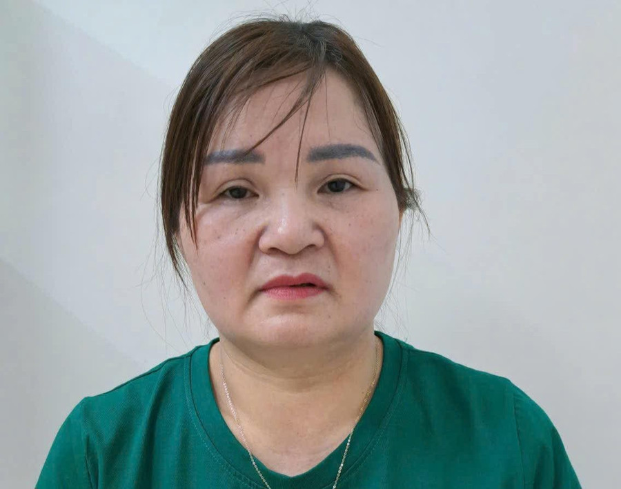 Bàn Thị Phương tại CQCSĐT. (Ảnh: CATQ)