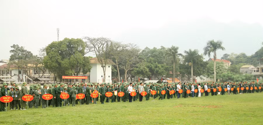 Hội thao thu hút 666 vận động viên tham gia. (Ảnh: Phạm Hoan)