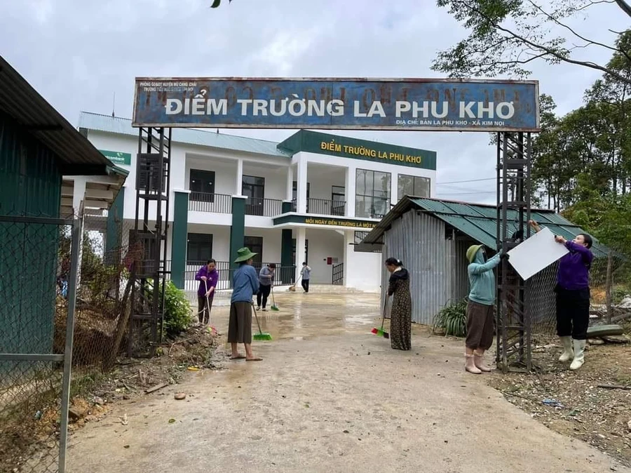 Điểm trường La Phu Khơ (Bản La Phu Khơ, xã Kim Nọi, huyện Mù Cang Chải, tỉnh Yên Bái).