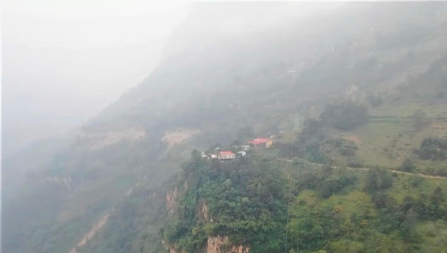 Xã Pà Vầy Sủ xuất hiện 9 điểm có nguy cơ sạt lở cao.