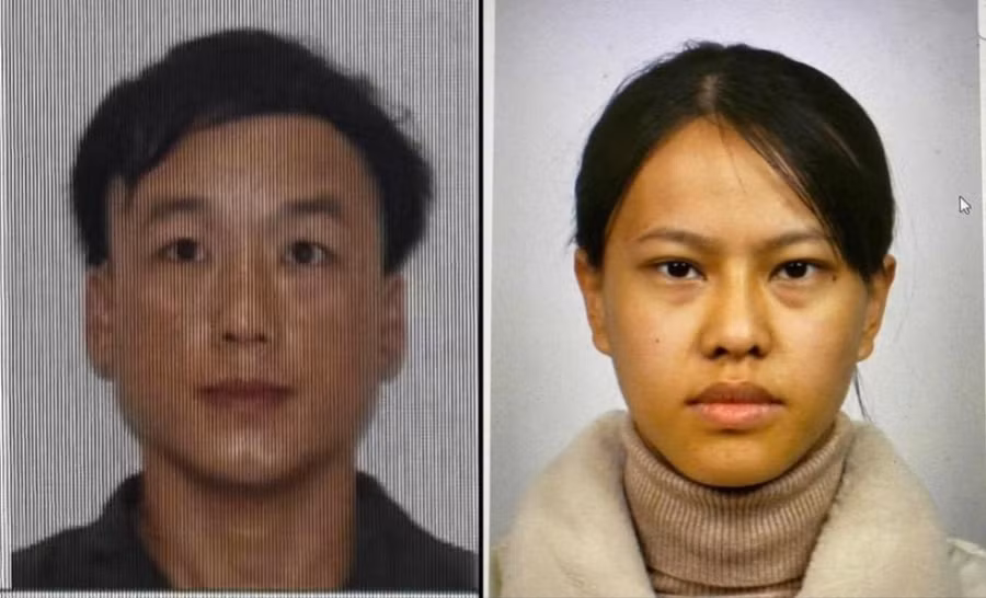 2 nghi phạm Lương Văn Mình và Nguyễn Hồng Nhung. (Ảnh: CATQ)