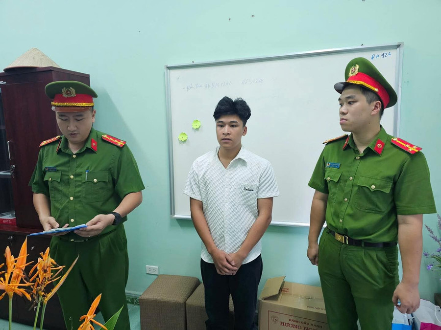 Công an tỉnh Tuyên Quang khởi tố Nguyễn Huy Khánh hành vi vi phạm quy định về bảo vệ động vật nguy cấp, quý hiếm. (Ảnh: CATQ) 1000038927.jpg