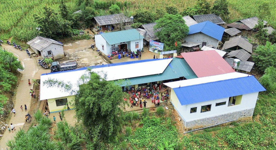 Điểm Trường Mầm non và Tiểu học Ha Cá, Khâu Vai, Tuyên Quang.
