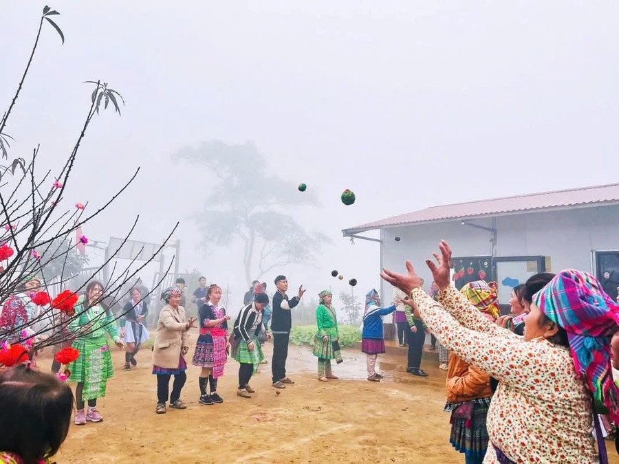 Không khí đón xuân rộn ràng tại các điểm trường vùng cao Yên Bái.