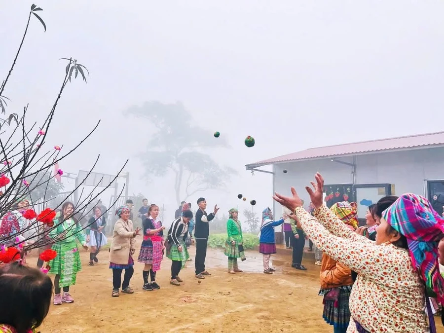 Không khí đón xuân rộn ràng tại các điểm trường vùng cao Yên Bái.