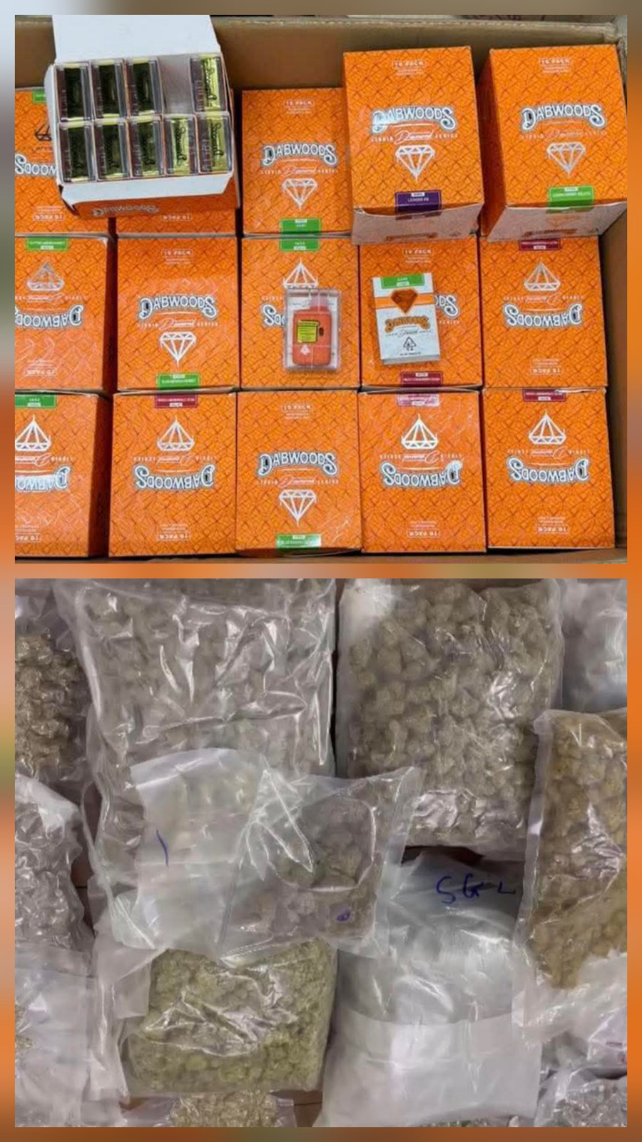 Nhiều vật chứng công an thu giữ của các đối tượng. (Ảnh: CATQ) 1000042899.jpg