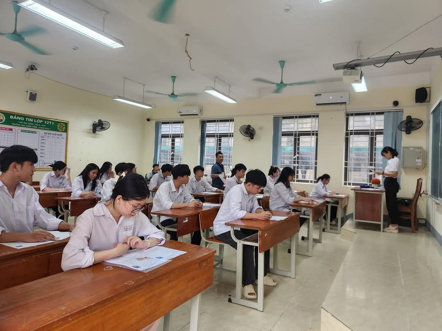 Các thí sinh thi tự do tại Yên Bái sẽ thi tại Trường THCS Quang Trung (TP Yên Bái). 1000033106.jpg