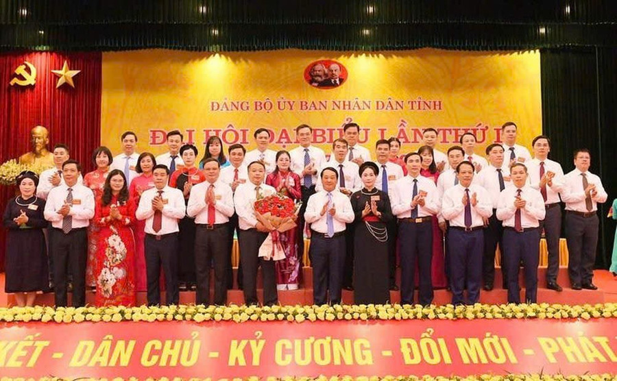Ban chấp hành Đảng bộ UBND tỉnh Tuyên Quang nhiệm kỳ 2025 - 2030.